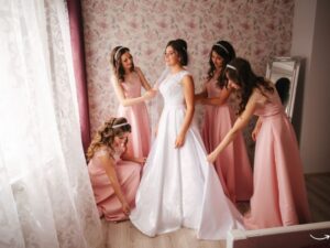 Champagne Bridesmaids Dresses: Elegance in a Glass