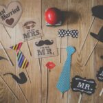 DIY engagement photo props