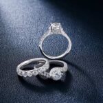 moissanite vs diamond engagement ring